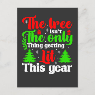 Der Baum ist nicht das Einzige, was dieses Jahr an Postkarte