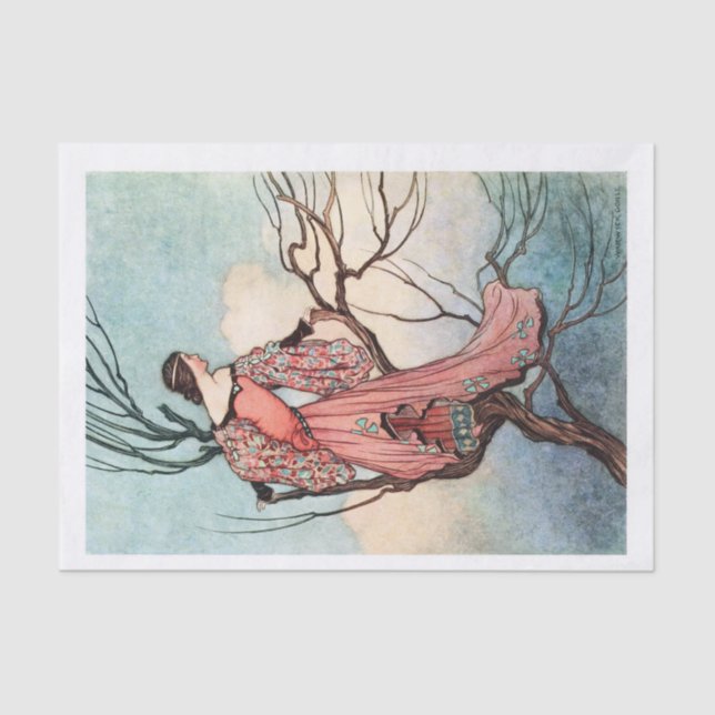 Der Baum Seidenpapier (Vorderseite)