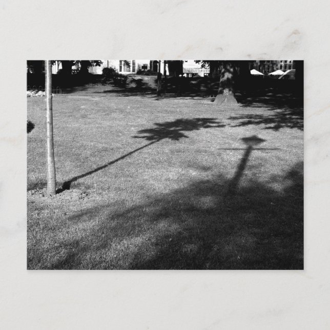 Der Baum und der Lamppost waren Freunde Postkarte (Vorderseite)