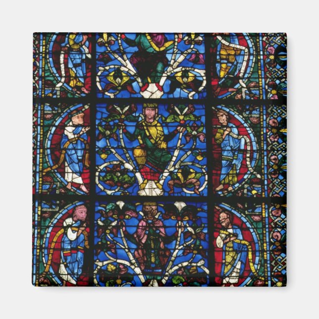 Der Baum von Jesse, ein Lancet-Fenster in der West Magnet (Vorne)