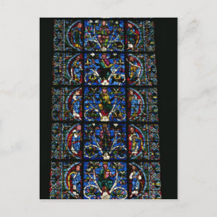 Der Baum von Jesse, ein Lancet-Fenster in der West Postkarte