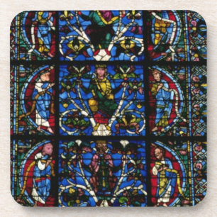 Der Baum von Jesse, Lanzettenfenster im Westfacad Untersetzer