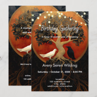 Der Baum zwischen den Welten | Tree of Life R&B Einladung