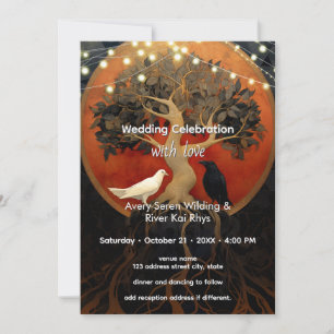 Der Baum zwischen den Welten   Tree of Life R&B Einladung