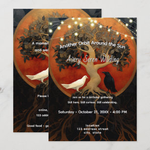 Der Baum zwischen den Welten   Tree of Life R&B Einladung