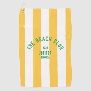 Der Beach Club - Jupiter Florida - Individuelles D Golfhandtuch