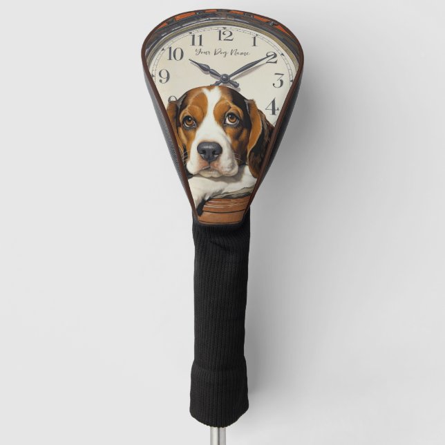 Der Beagle Dog 001 - Odessa Leyendecker Golf Headcover (Vorderseite)