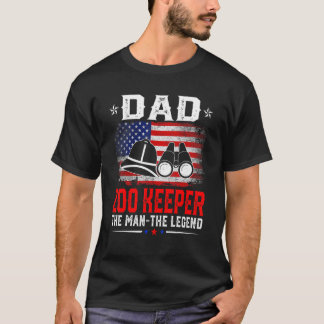 Der beängstigende amerikanische Vater Zoo hält die T-Shirt