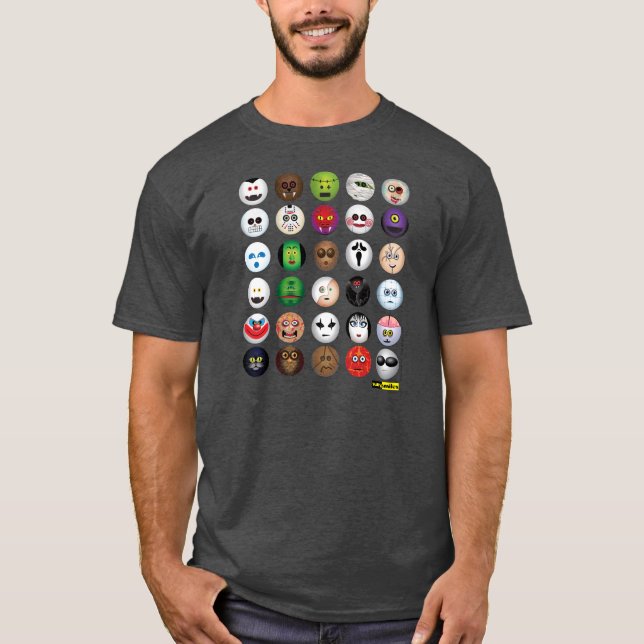 Der beängstigende Monster-T - Shirt (Vorderseite)