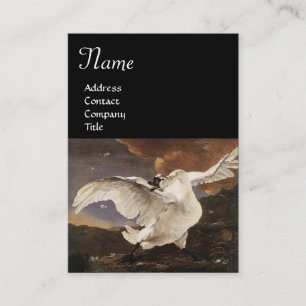 Der bedrohte Schwan Visitenkarte