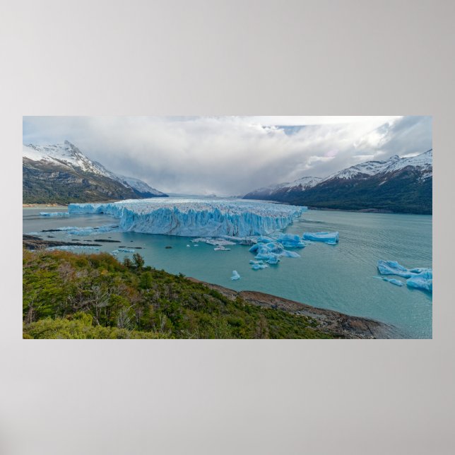 Der beeindruckende Perito-Moreno-Gletscher Poster (Vorne)