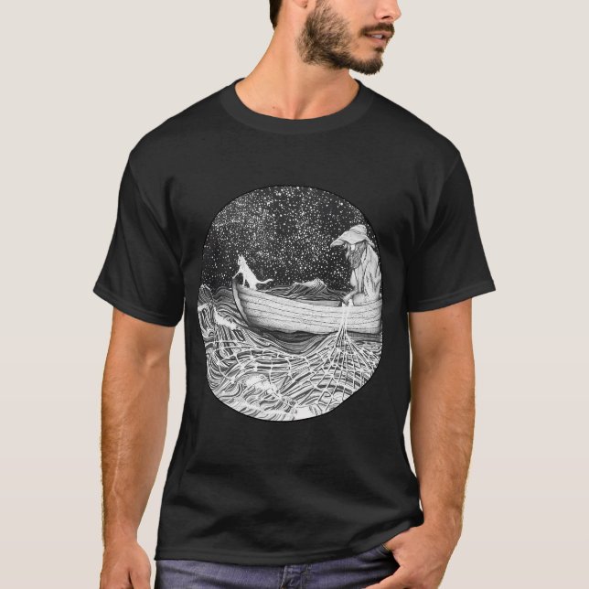 Der Begleiter des Fischers T-Shirt (Vorderseite)