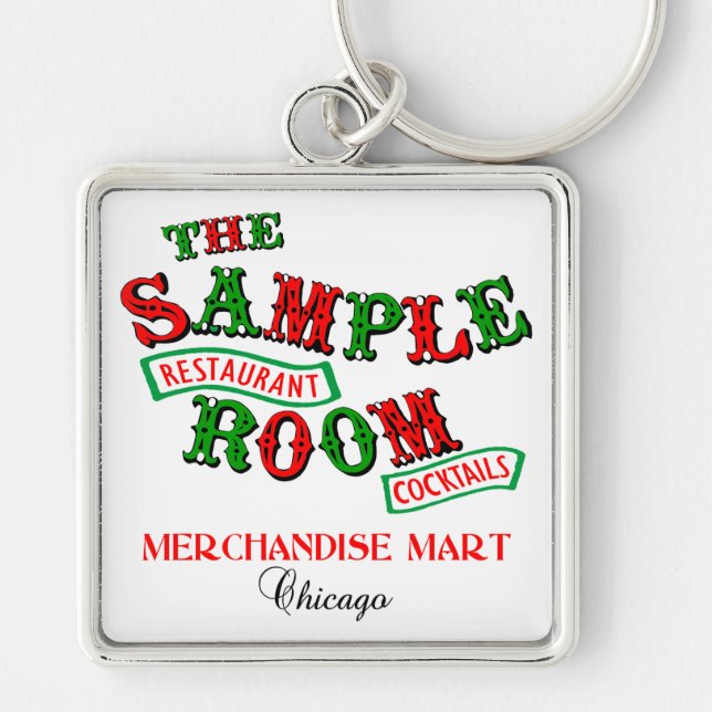 Der Beispielsaal, Merchandise Mart, Chicago, IL Schlüsselanhänger (Vorne)