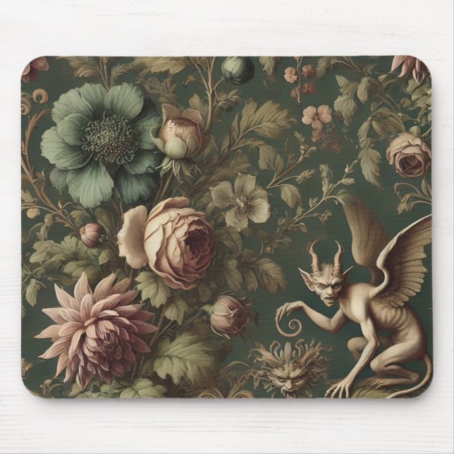 Der beleuchtete Watcher - gotische Viktorianisch Mousepad (Vorne)