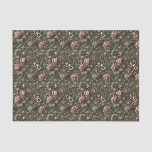 Der beleuchtete Watcher - gotische Viktorianisch Seidenpapier (Vorderseite)