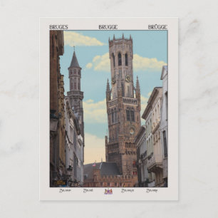 Der Belfried in Brügge Postkarte