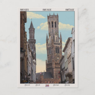 Der Belfried in Brügge Postkarte