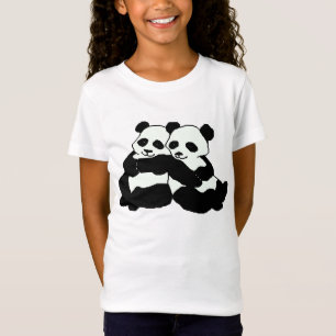 Der Bella des Doppelpanda-Bärn-Mädchens Shirt
