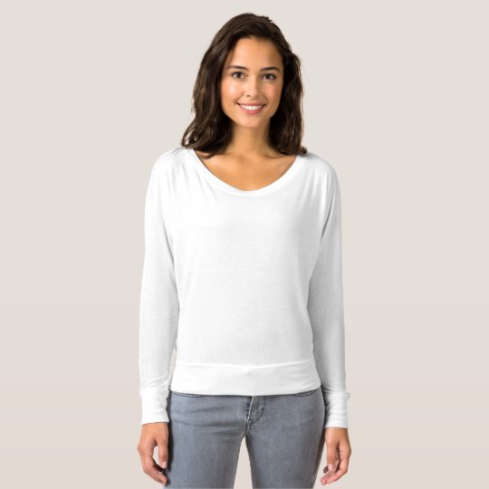 Bella+Canvas fließendes schulterfreies Shirt für Frauen