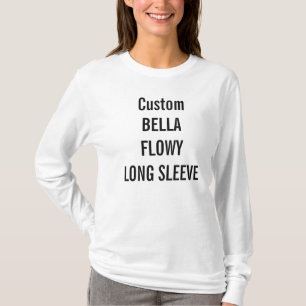 Der Bella Flowy der kundenspezifischen Frauen T-Shirt