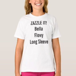 Der Bella Flowy der kundenspezifischen Frauen T-Shirt