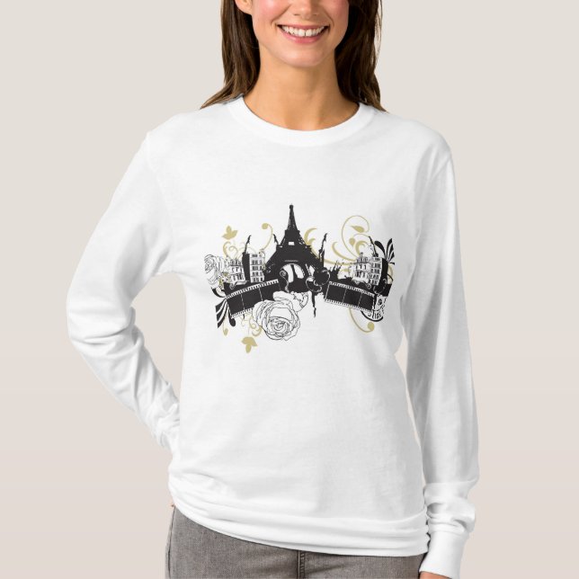 Der BellaCanvas Flowy der Frauen weg vom T-Shirt (Vorderseite)