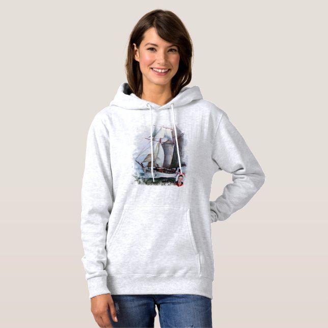 Der Belle Poule Hoodie (Vorne ganz)