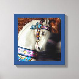 Der bemalte Vergnügungspark Reiten 7 Leinwanddruck