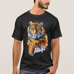 Der Bengalische Tiger, malen T-Shirt