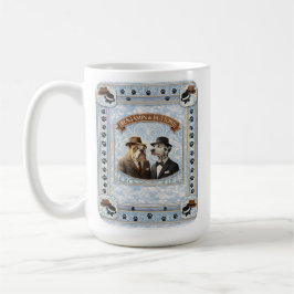 Der Benjamin und Buttons elegante Hund Vintage-Ker Kaffeetasse