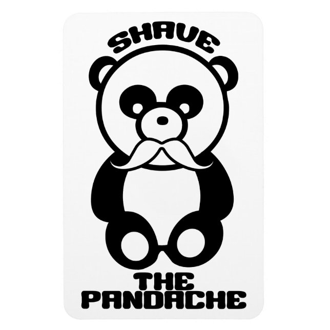 Der benutzerdefinierte Pandache-Magnet Magnet (Vertikal)