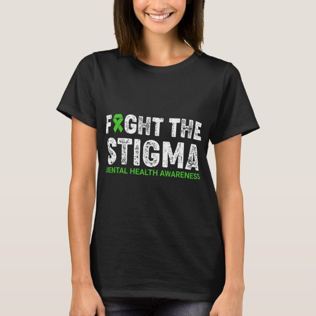 Der Berater des Stigma Mental Health Awareness War T-Shirt (Vorderseite)