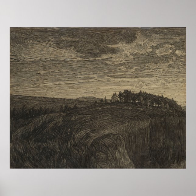 Der Berg (1898) Herman Norrman Poster (Vorne)