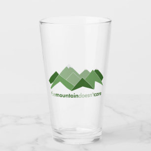 Der Berg kümmert sich nicht Glas
