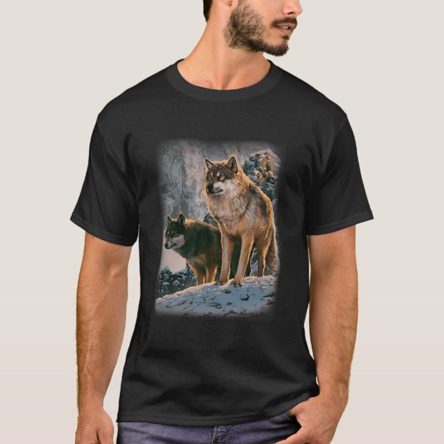 Der Bergwolf T-Shirt (Vorderseite)