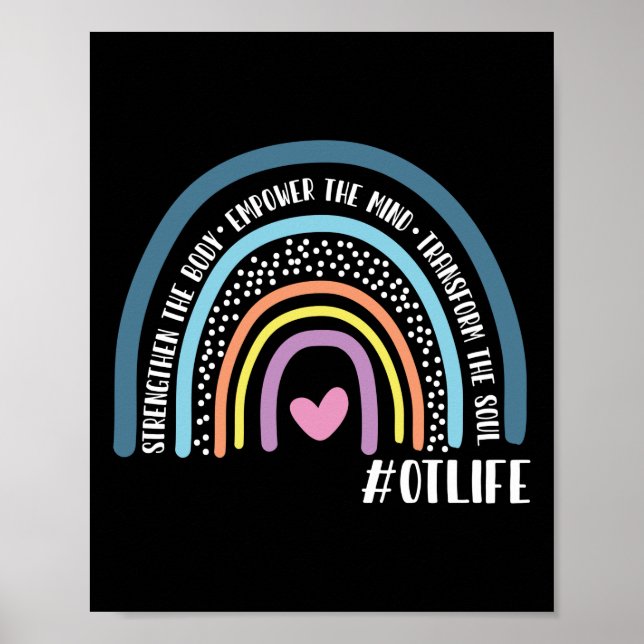 Der Berufstherapeut stärkt den Körper Poster (Vorne)