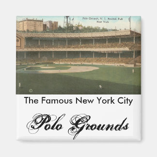 Der berühmte Baseball Park der Polo Grounds, New Y Magnet