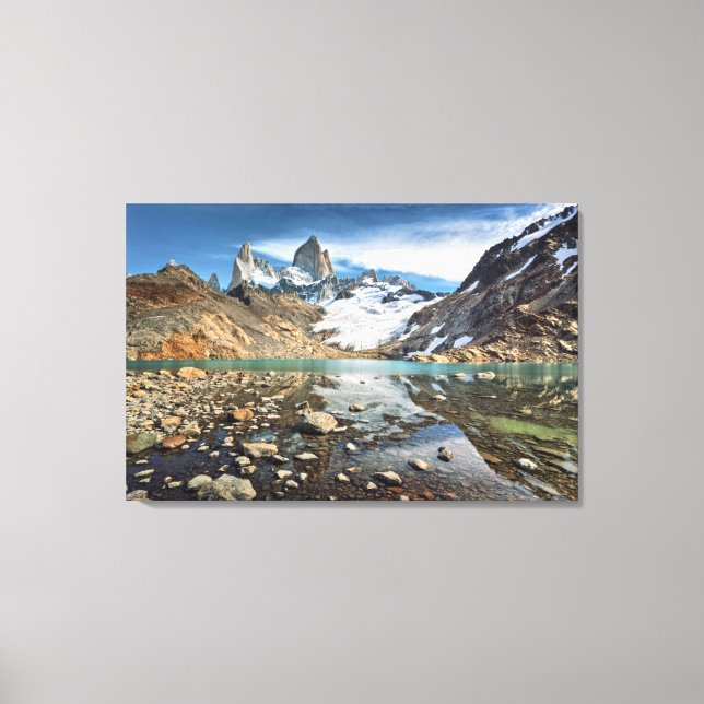 Der berühmte Fitz Roy Leinwanddruck (Vorderseite)