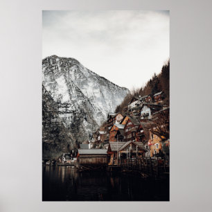 DER BERÜHMTE HALLSTATT IN ÖSTERREICH POSTER