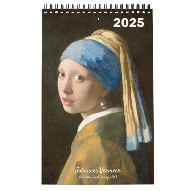 Der berühmte Vermeer's Malkalender Kalender (Titelbild)