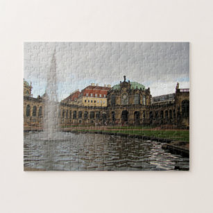 Der berühmte Zwinger-Palast in Dresden, Sachsen, D Puzzle