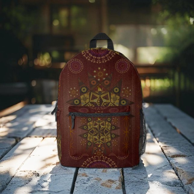 Der Beschützer der Rechtschaffenheit des Geo tantr Bedruckter Rucksack (Von Creator hochgeladen)