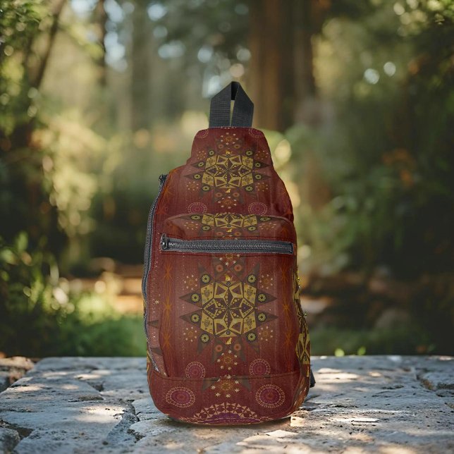 Der Beschützer der Rechtschaffenheit des Geo tantr Crossbody Bag (Von Creator hochgeladen)