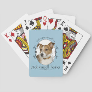 Der bessere Jack-Russells des Lebens Spielkarten
