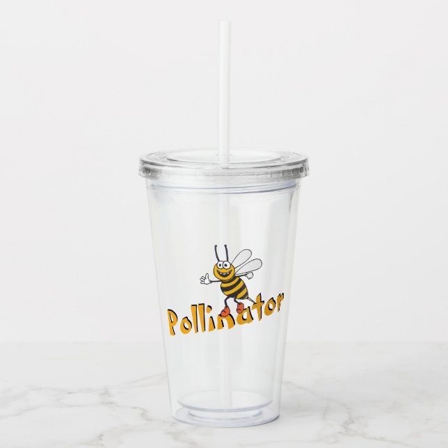 Der Bestäuber Acryltrinkbecher (Vorderseite)