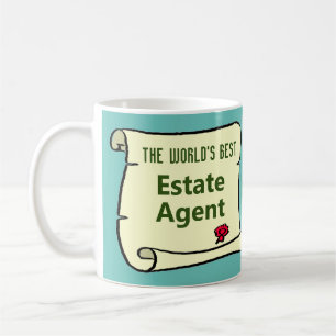 Der beste Anwesen-Agent der Welt. Kaffeetasse
