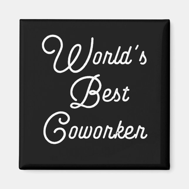 Der beste Arbeiter der Welt Magnet (Vorne)