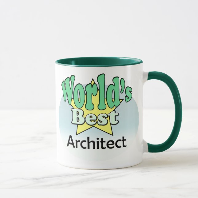 Der beste Architekt der Welt Tasse (Rechts)