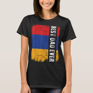 Der beste armenische Vater je Armenien Flaggentag T-Shirt