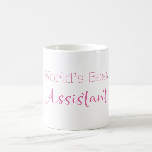 Der beste Assistent der Welt Tasse (Mittel)